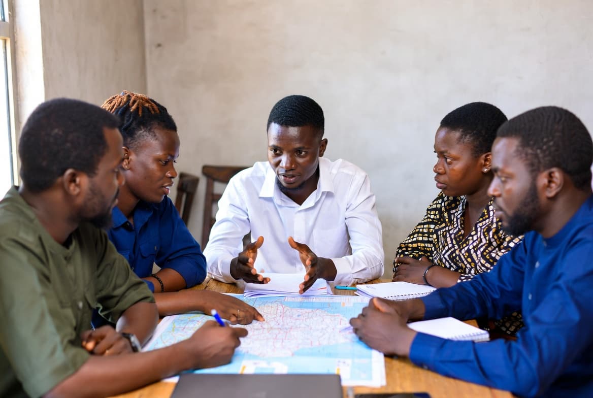 African team collaboration and working together